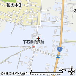 栃木県下野市下石橋380-4周辺の地図