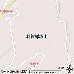 富山県南砺市利賀村坂上周辺の地図