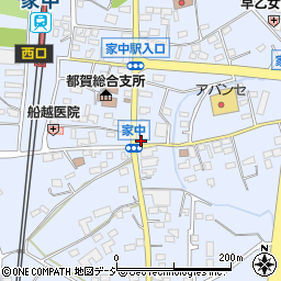 栃木県栃木市都賀町家中2335周辺の地図