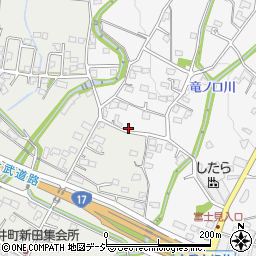 群馬県前橋市富士見町時沢72周辺の地図