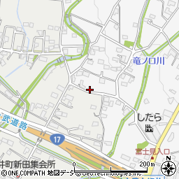 群馬県前橋市富士見町時沢72周辺の地図