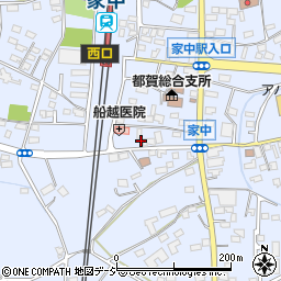 栃木県栃木市都賀町家中5986-17周辺の地図