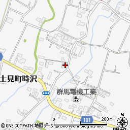 群馬県前橋市富士見町時沢926周辺の地図