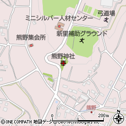 熊野神社周辺の地図