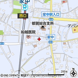 栃木県栃木市都賀町家中5986周辺の地図
