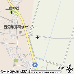 栃木県真岡市東沼1318周辺の地図