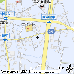 栃木県栃木市都賀町家中1705-6周辺の地図