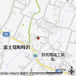 群馬県前橋市富士見町時沢925周辺の地図