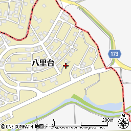 八里台東公園周辺の地図