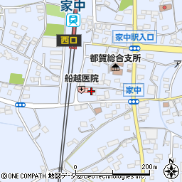 栃木県栃木市都賀町家中5986-33周辺の地図