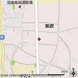 栃木県真岡市加倉周辺の地図