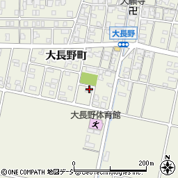 石川県能美市大長野町ル1周辺の地図