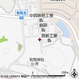 石川県能美市和気町井周辺の地図