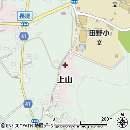 栃木県芳賀郡益子町上山15周辺の地図