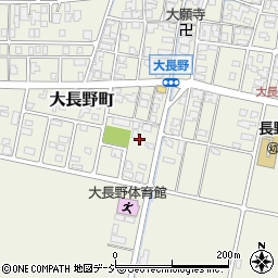 石川県能美市大長野町ホ周辺の地図