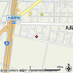 石川県能美市大長野町ル96周辺の地図