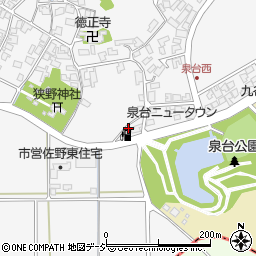 石川県能美市佐野町甲10周辺の地図