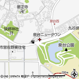 石川県能美市佐野町甲13周辺の地図
