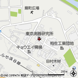東京測器研究所周辺の地図