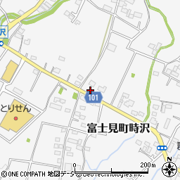 群馬県前橋市富士見町時沢1141周辺の地図