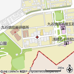 九谷陶芸村周辺の地図
