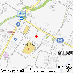 群馬県前橋市富士見町時沢782周辺の地図