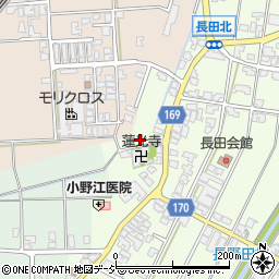 石川県小松市長田町丁周辺の地図