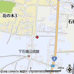 栃木県下野市下石橋341-2周辺の地図