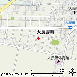 石川県能美市大長野町ル55周辺の地図
