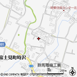 群馬県前橋市富士見町時沢1105周辺の地図