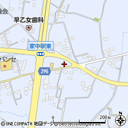 栃木県栃木市都賀町家中1652周辺の地図