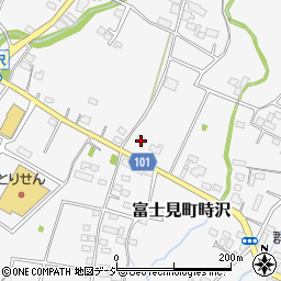 群馬県前橋市富士見町時沢1142周辺の地図