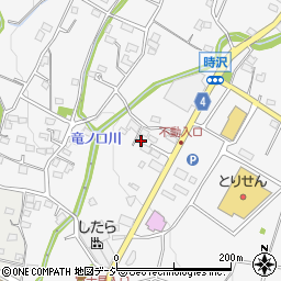 群馬県前橋市富士見町時沢113周辺の地図