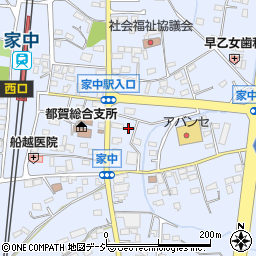 栃木県栃木市都賀町家中2337周辺の地図