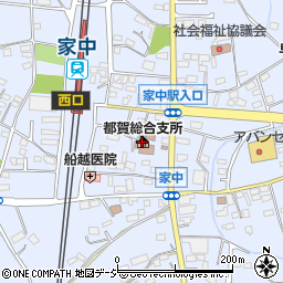 都賀総合支所周辺の地図