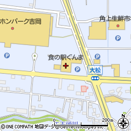 食の駅吉岡店周辺の地図