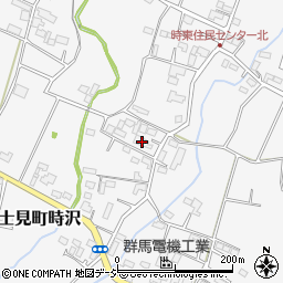 群馬県前橋市富士見町時沢1101-1周辺の地図