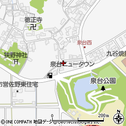 石川県能美市佐野町甲23周辺の地図