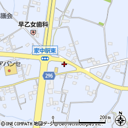 栃木県栃木市都賀町家中1693-1周辺の地図