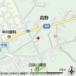 茨城県ひたちなか市高野1187周辺の地図