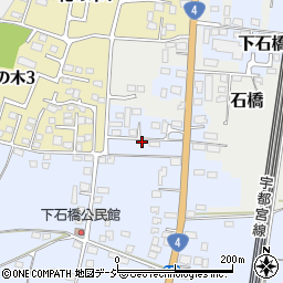 栃木県下野市下石橋332周辺の地図