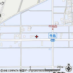 石川県能美市牛島町（リ）周辺の地図