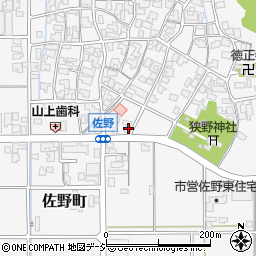 石川県能美市佐野町ヲ46周辺の地図