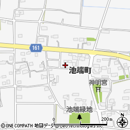 群馬県前橋市池端町113-14周辺の地図