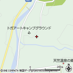 富山県利賀創造交流館周辺の地図