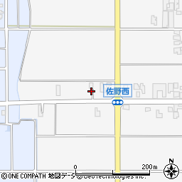 石川県能美市佐野町ヘ5周辺の地図