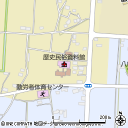栃木市都賀図書館周辺の地図