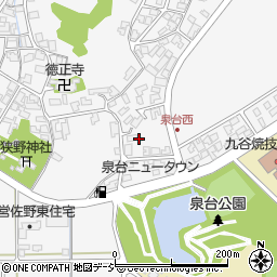 石川県能美市佐野町子周辺の地図