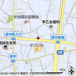 栃木県栃木市都賀町家中2345-1周辺の地図