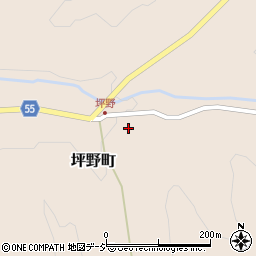 石川県能美市坪野町ホ周辺の地図
